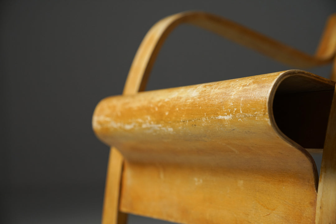 Keräilykappale/Erittäin harvinainen malli 13 nojatuoli, Alvar Aalto, Oy Huonekalu- ja Rakennustyötehdas Ab, 30-luku