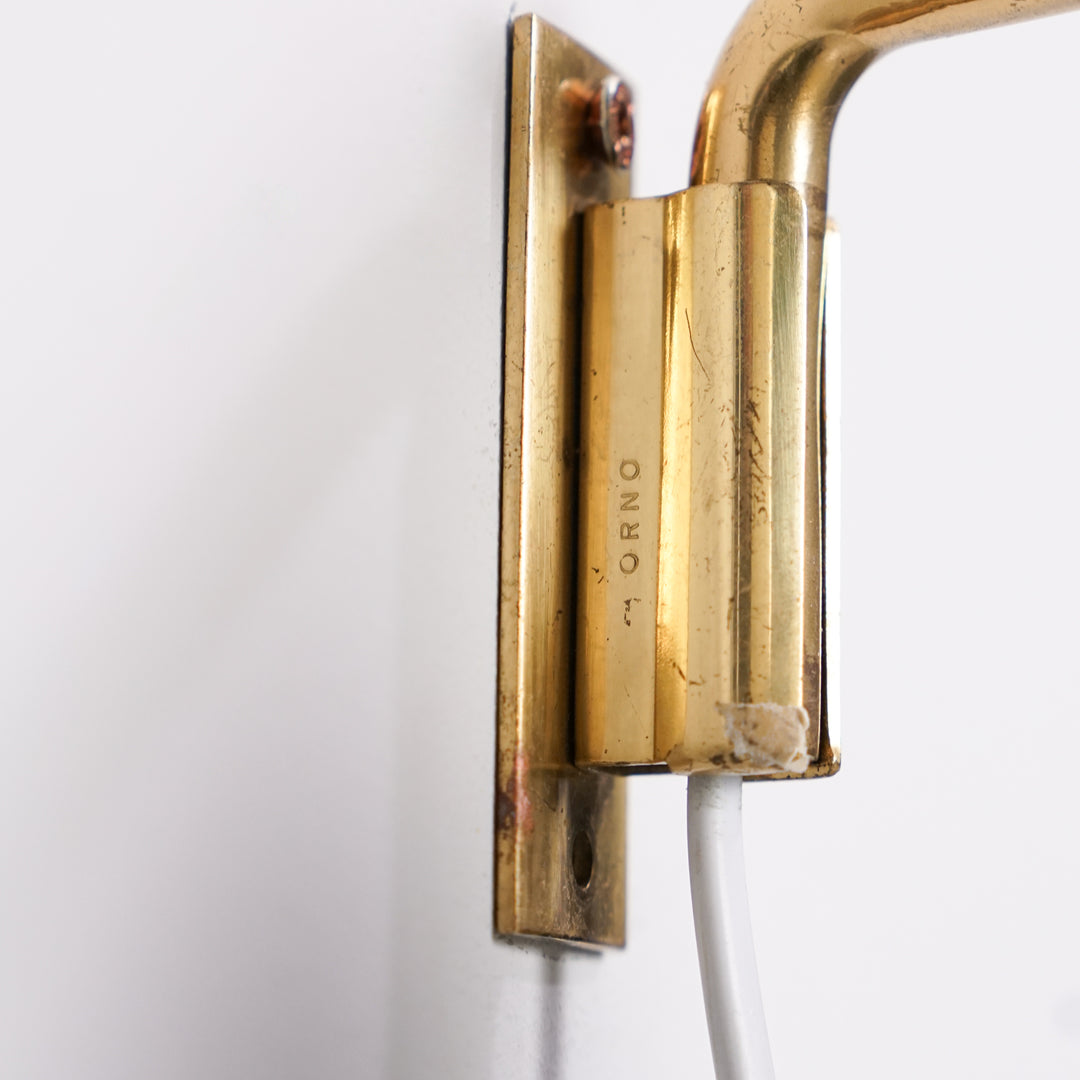 Pair of model 50-082 wall lights, Lisa Johansson-Pape, Orno, 1950s