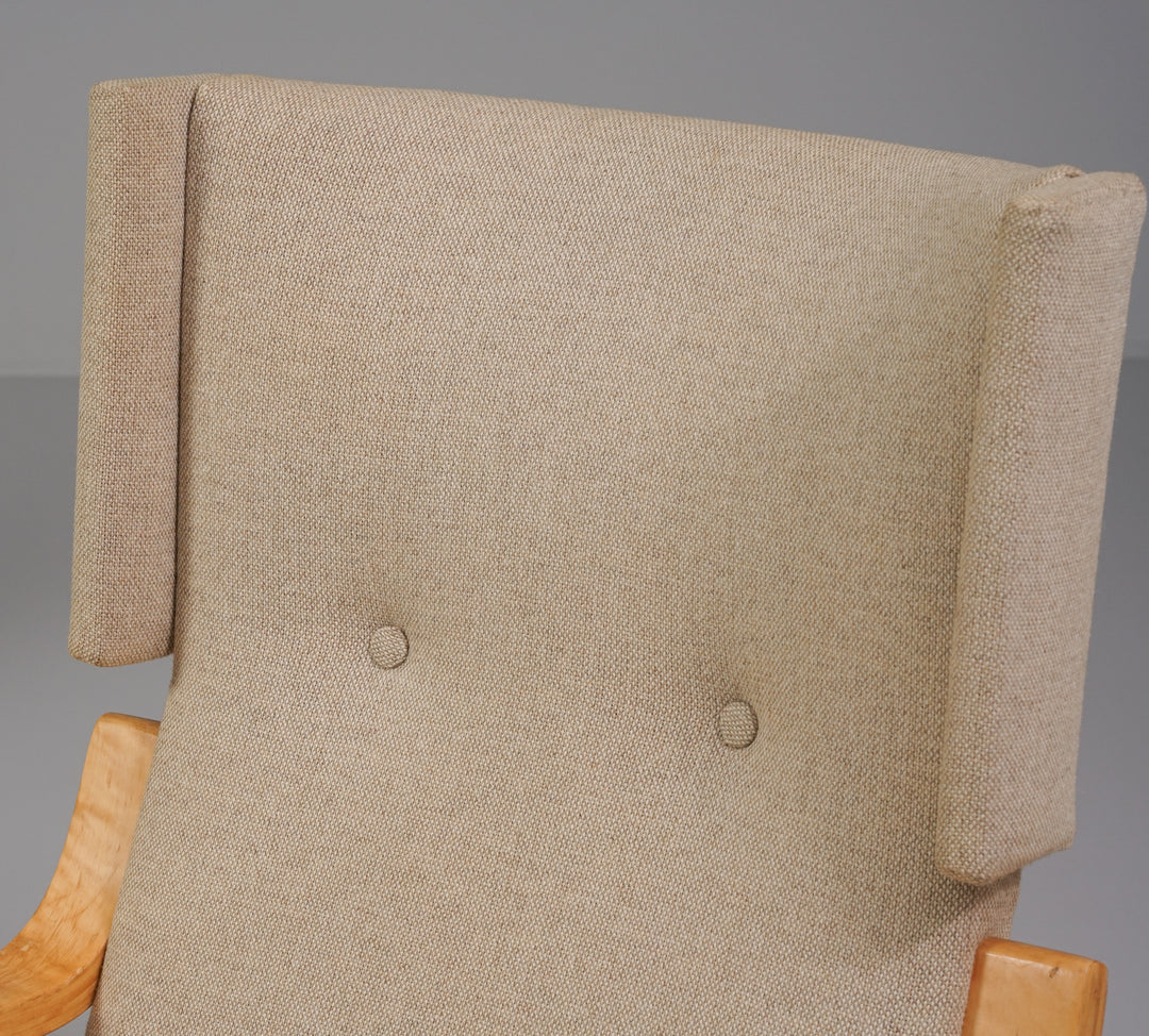 Pair of Model 401 armchairs, Alvar Aalto, Oy Huonekalu- ja Rakennustyötehdas Oy, 1940/1950s