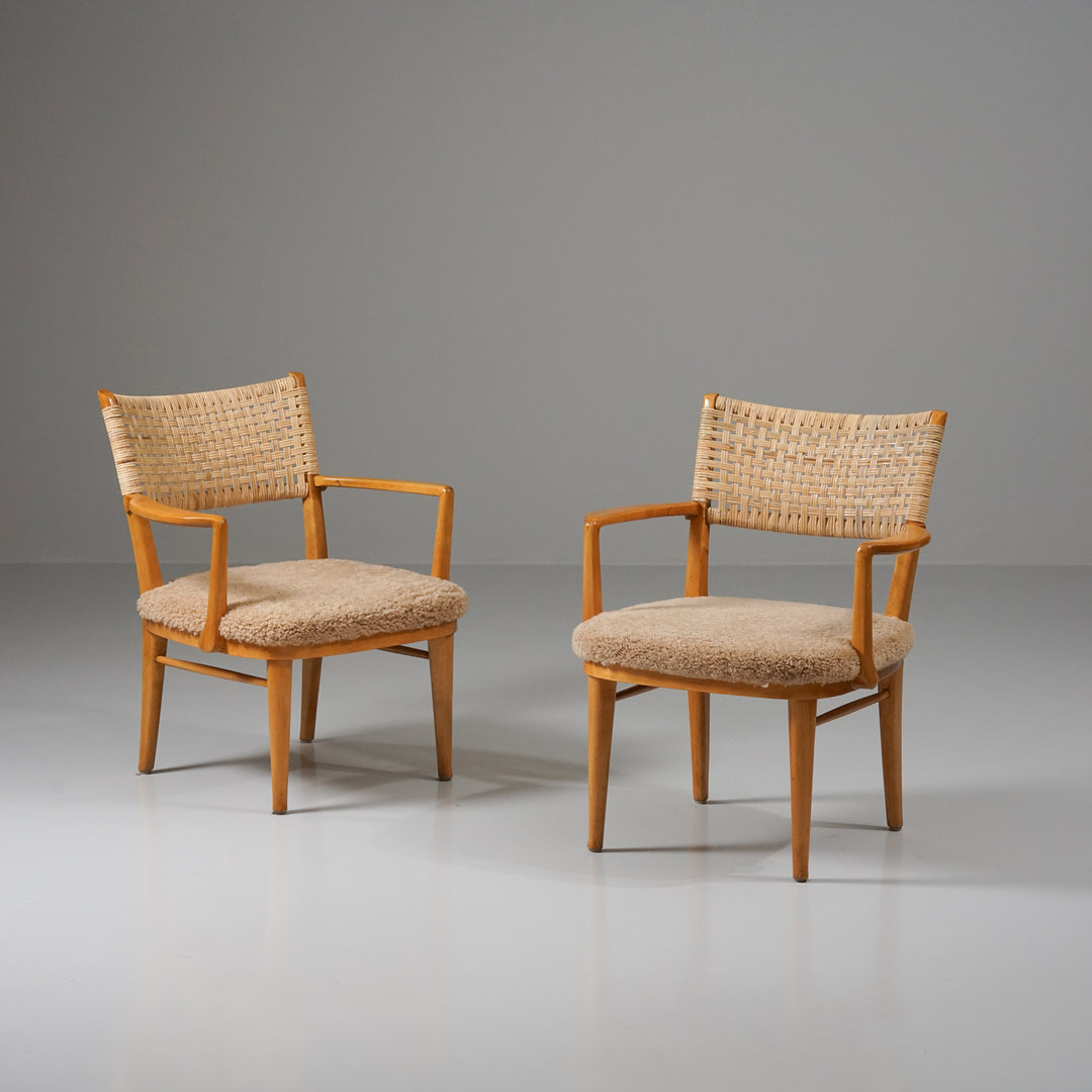 Pair of armchairs, Arttu Brummer, 1940s