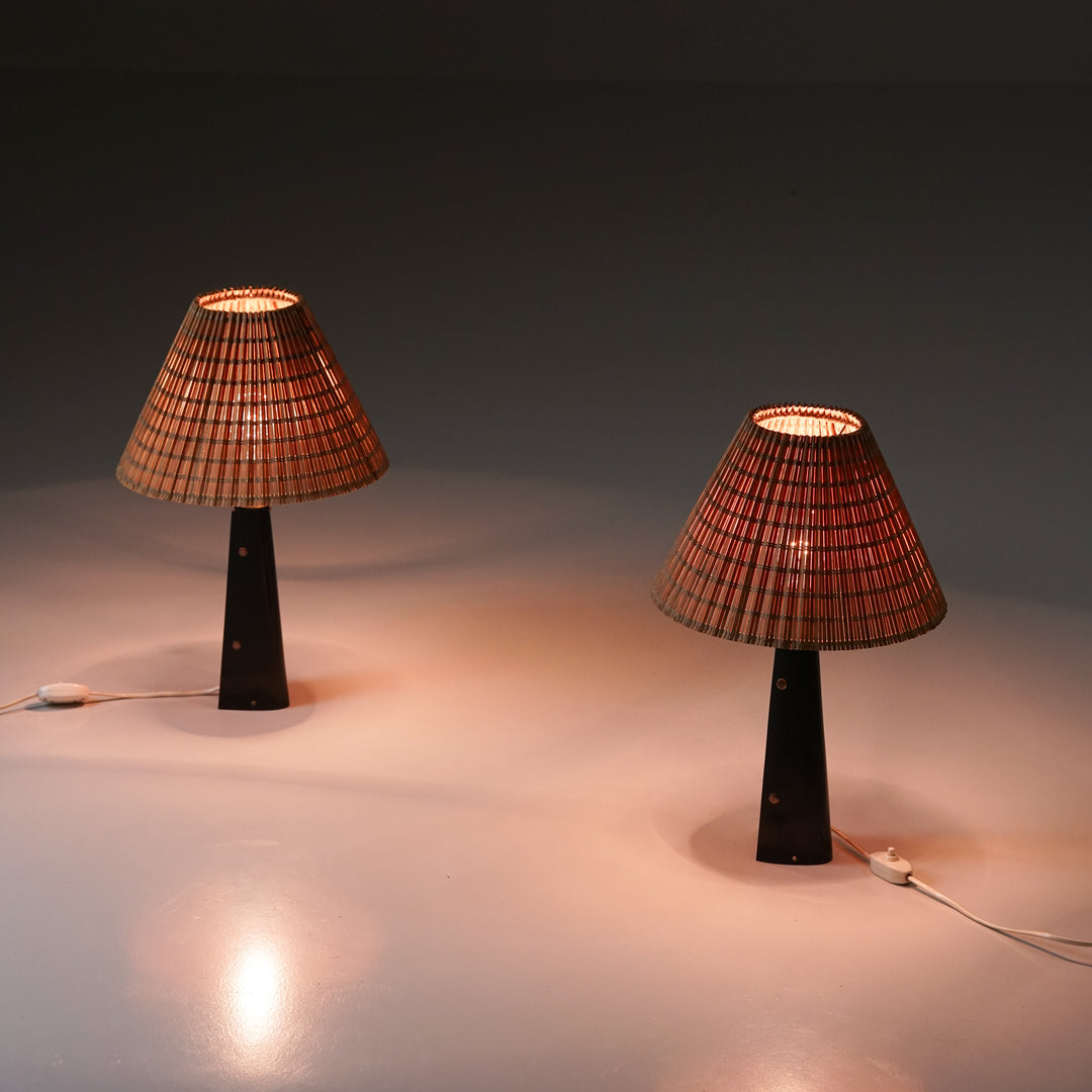 Pair of table lamps, Lisa Johansson-Pape, Sanka Oy, 1960s