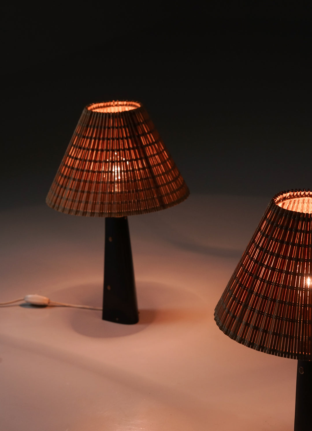 Pair of table lamps, Lisa Johansson-Pape, Sanka Oy, 1960s