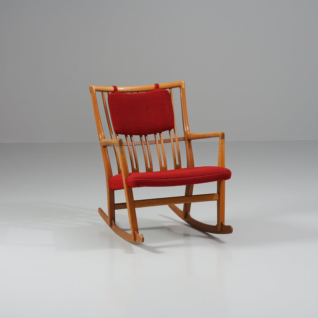 Rocking chair model ML-33, Hans J Wegner, Mikael Larsen, Denmark, 1950/1960s