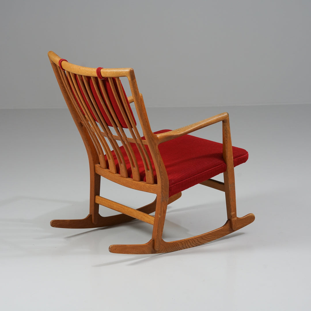 Rocking chair model ML-33, Hans J Wegner, Mikael Larsen, Denmark, 1950/1960s