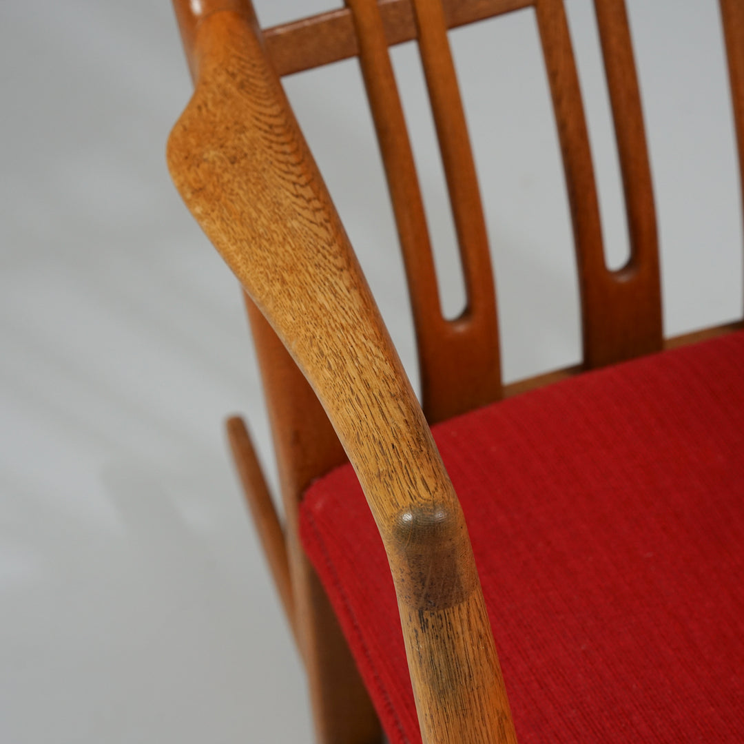 Rocking chair model ML-33, Hans J Wegner, Mikael Larsen, Denmark, 1950/1960s