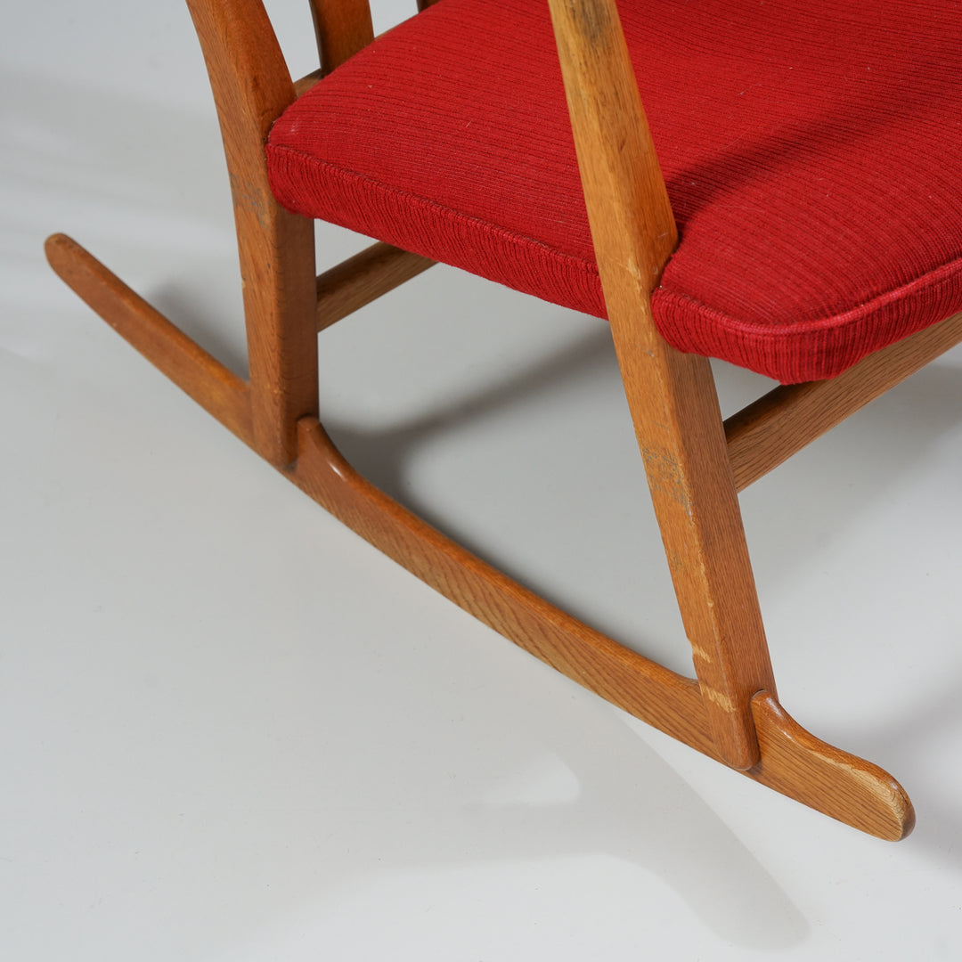 Rocking chair model ML-33, Hans J Wegner, Mikael Larsen, Denmark, 1950/1960s