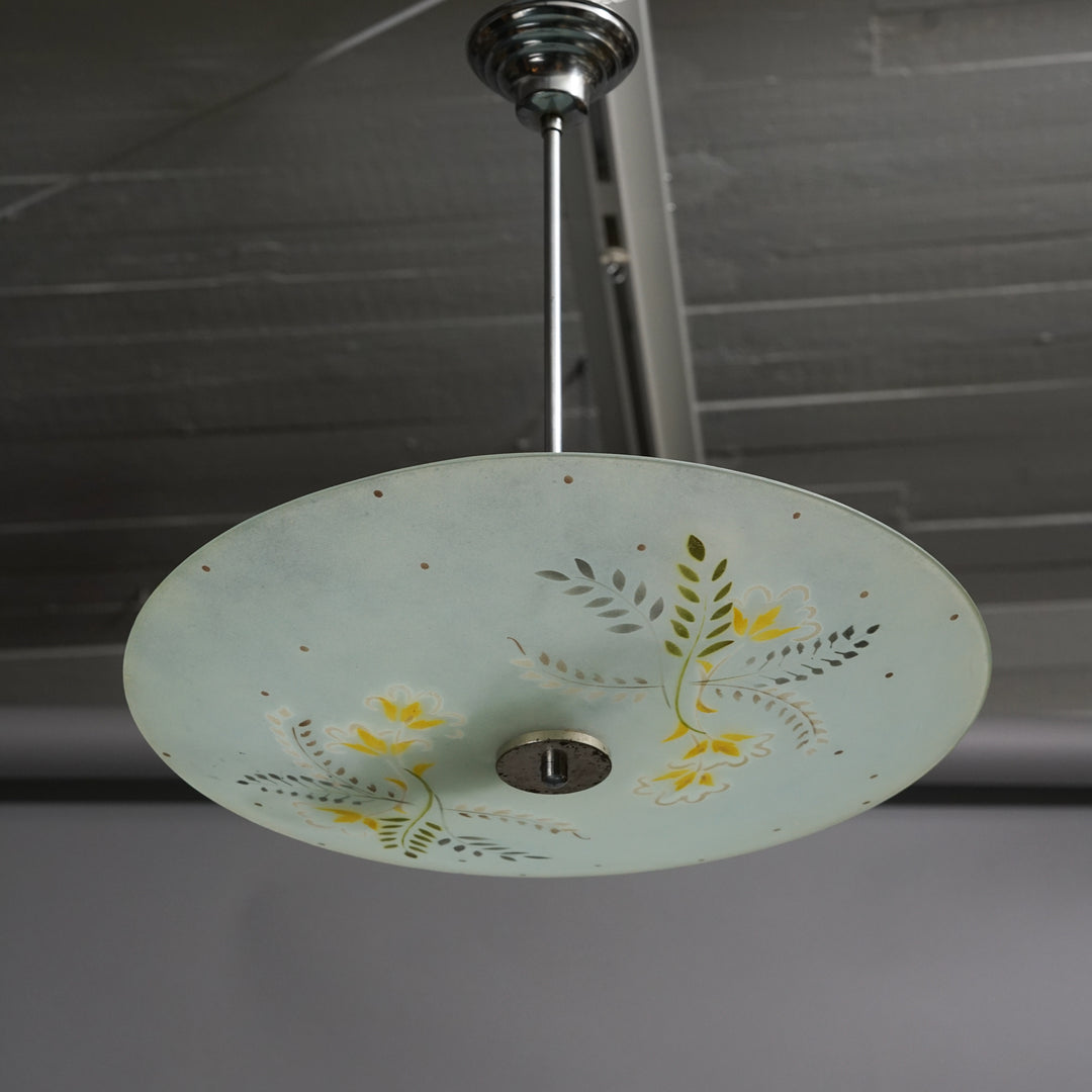 Art deco ceiling lamp, Sweden, 1940s