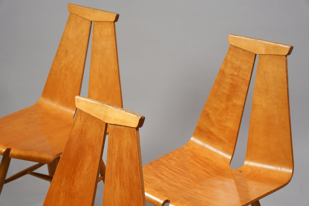Dining room chairs (4 pcs) model 441, Risto Halme, Isku, 1960s