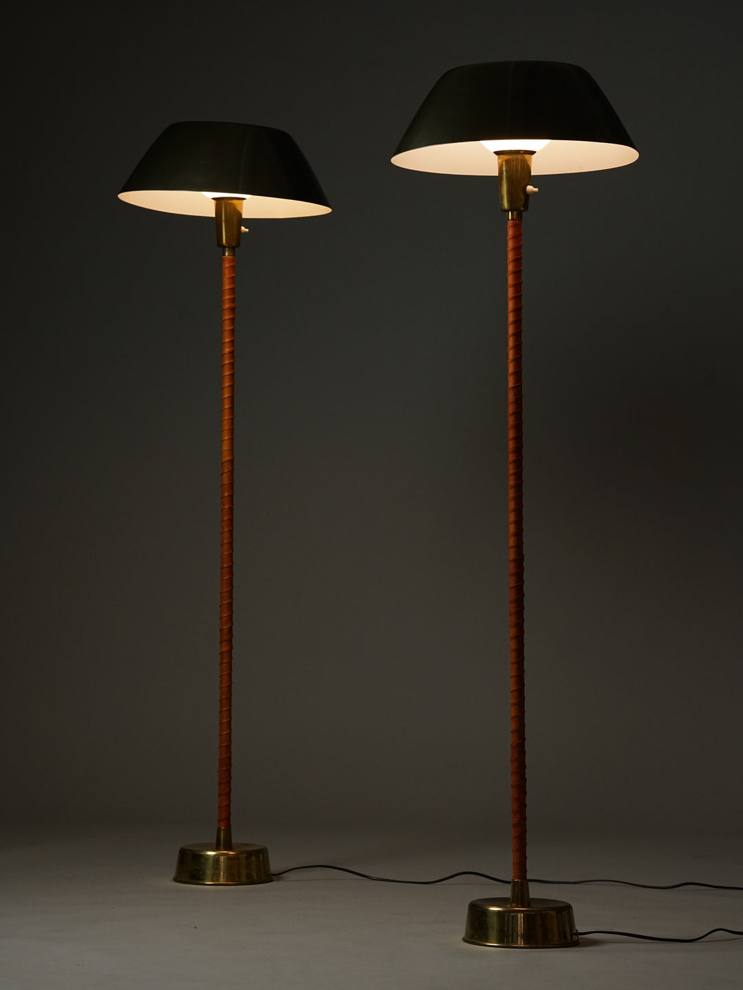 Model Senator floor lamps (2 pieces), Lisa Johansson-Pape, Orno, 1950s